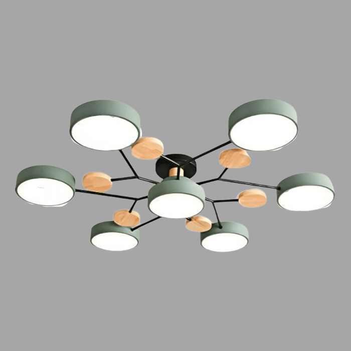 NordicGlow | Vertakte LED Plafondlamp in Scandinavische Stijl