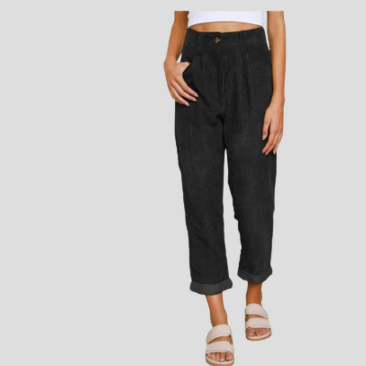 Stijlvolle Corduroy Broek – Comfortabel Flair met Textuur