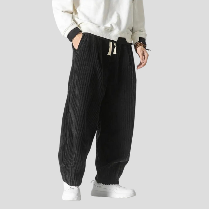 Losse rechte broek voor heren