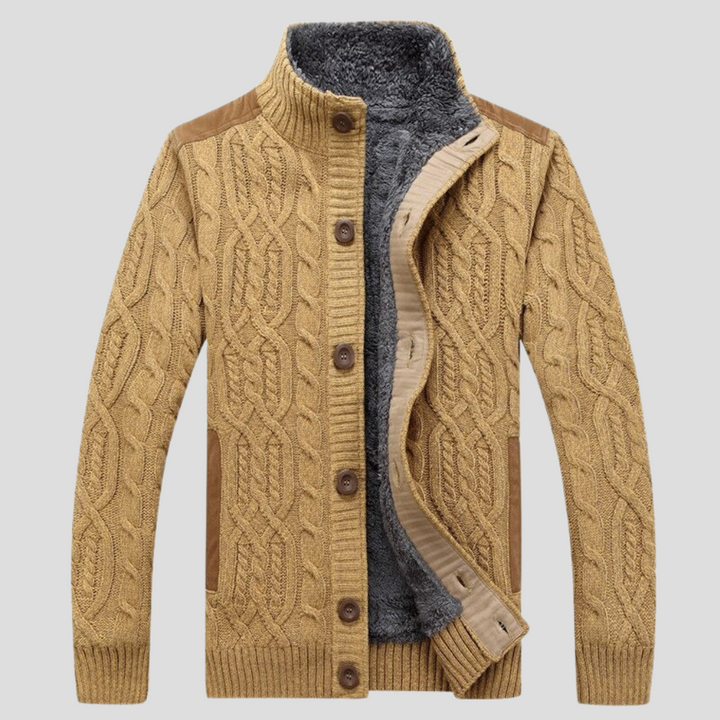Dames Gebreid Vest met Pluche Voering