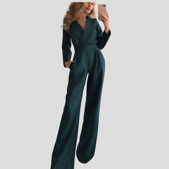 Damesjumpsuit met brede bandjes