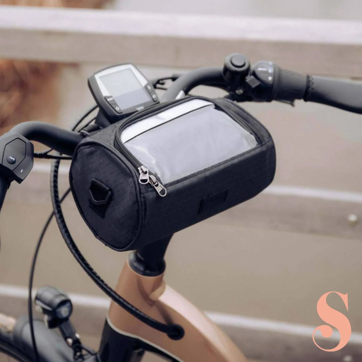 Waterdichte fietstas met touchscreen-functionaliteit