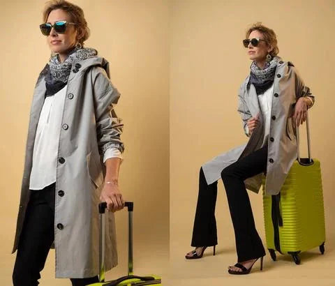 
                  
                    Ciela - Modebewuste Regenjas voor Dames - SkinzLine
                  
                