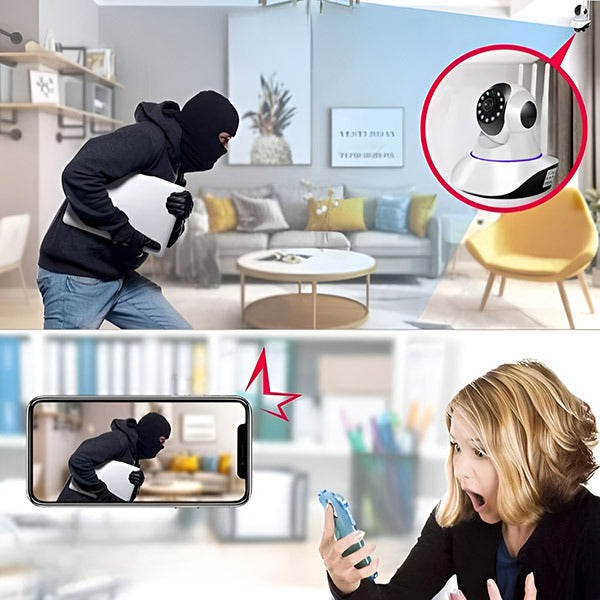 Draadloze IP Beveiligingscamera met Wifi & Tweeweg Audio