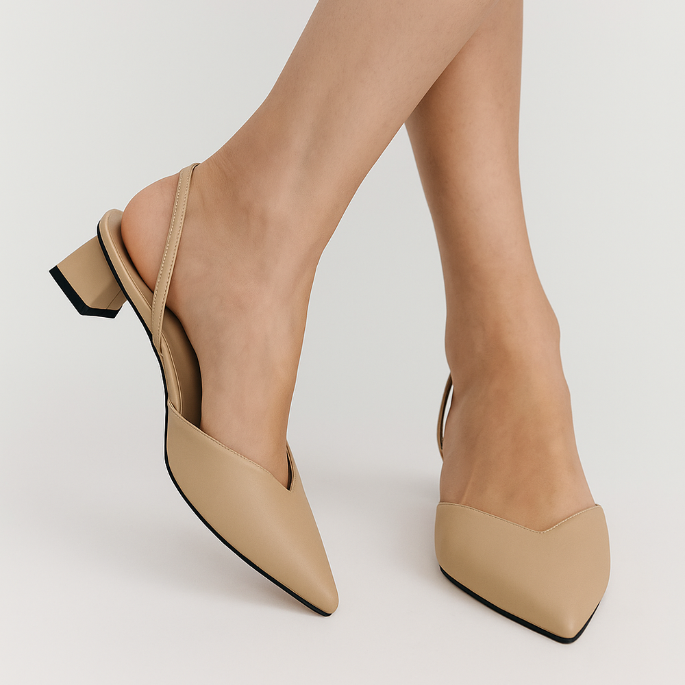 
                  
                    Velirise – Gesloten Elegante Dames Slingback Pumps met Lage Hak
                  
                