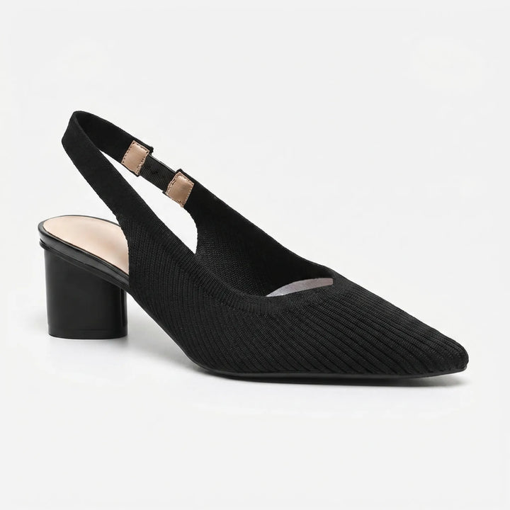 VeltrenaPointed Toe Slingback Block Heel