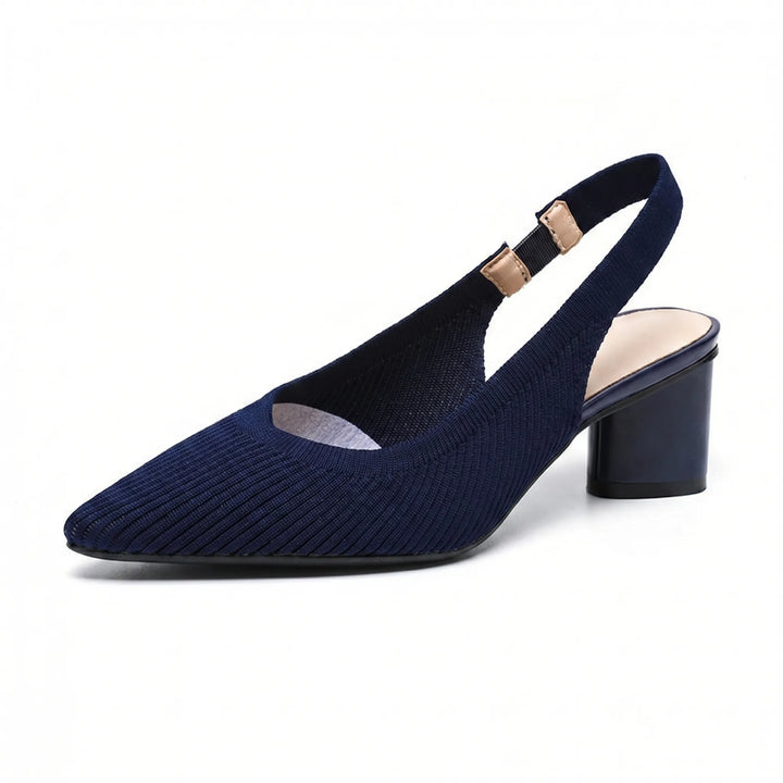 VeltrenaPointed Toe Slingback Block Heel