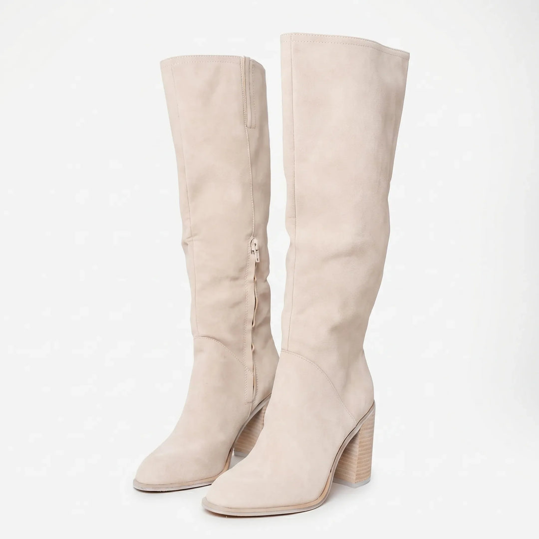 VelurraKnee-High Block Heel Boot