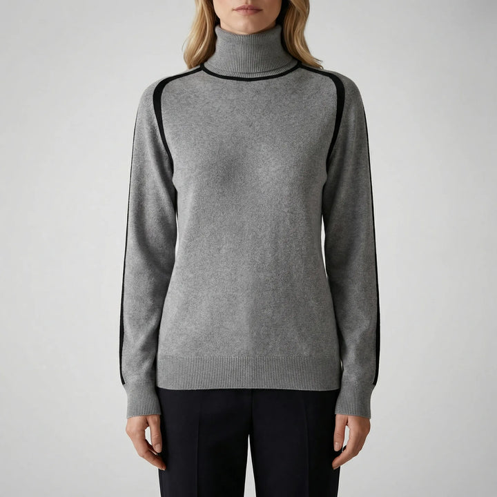 VelvarneOversized Roll-Neck Knit Jumper