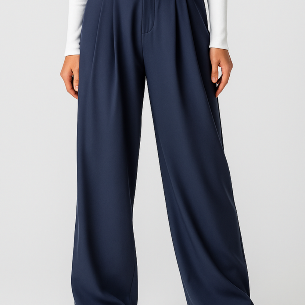 
                  
                    Virella – Hoge Taille Broek met Elegante Pasvorm en Comfort Stretch
                  
                