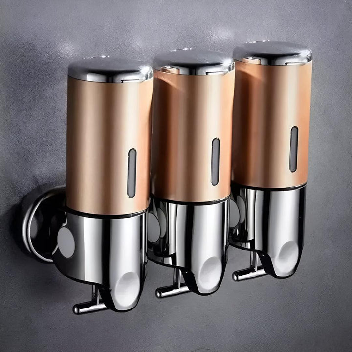 Messing zeepdispenser voor wandmontage | Stijlvol voor badkamer en keuken