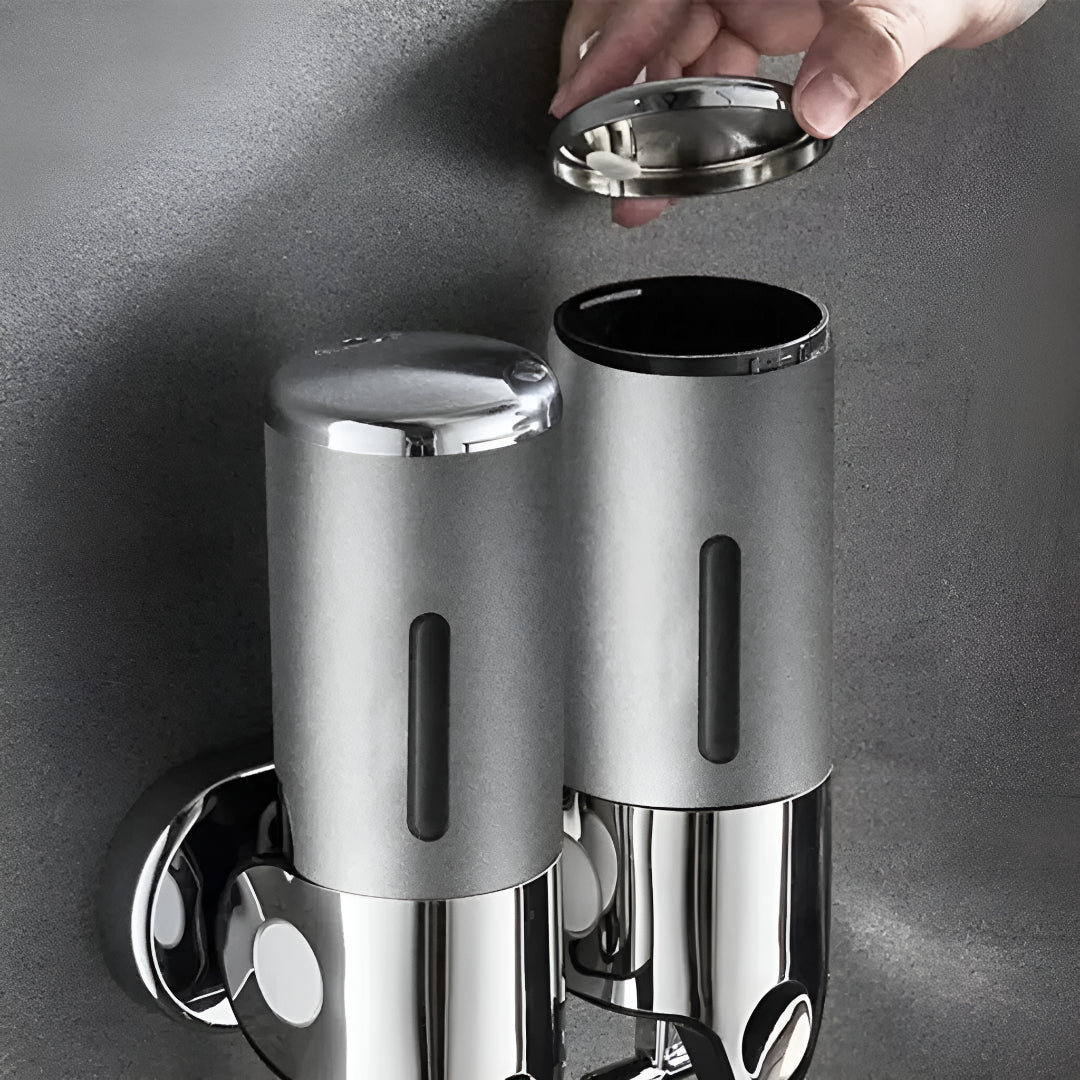 Messing zeepdispenser voor wandmontage | Stijlvol voor badkamer en keuken