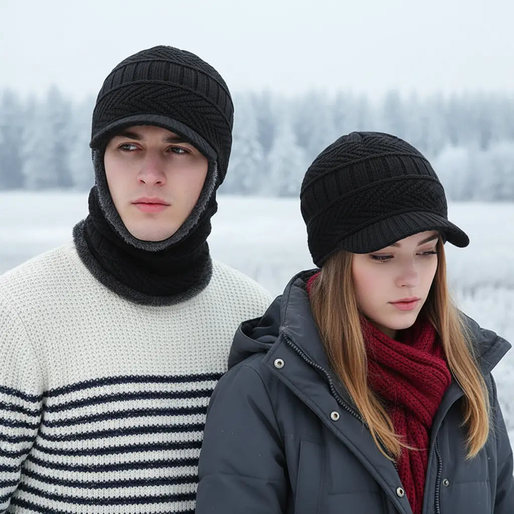 Warme muts met gezichtsbescherming – WinterCap