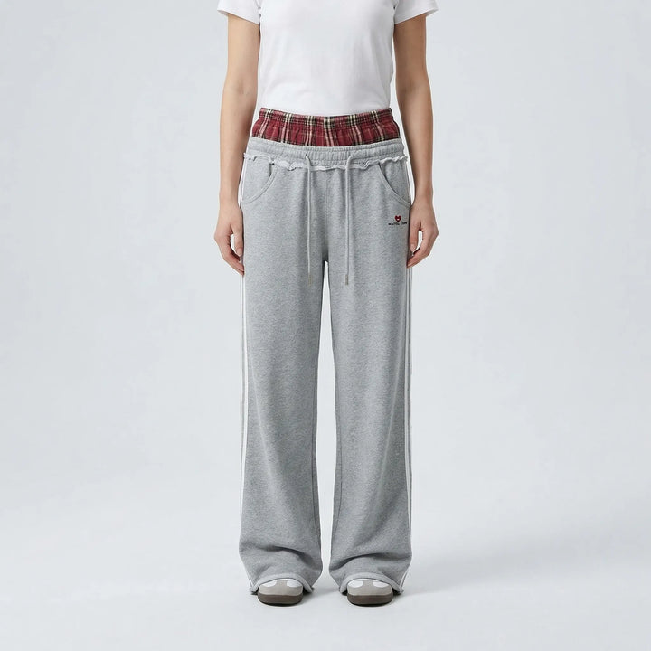 Wijde comfortabele joggingbroek - Janine