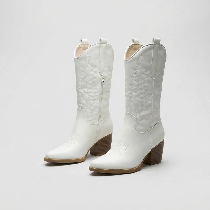 Westernlaars met blokhak - Danielle