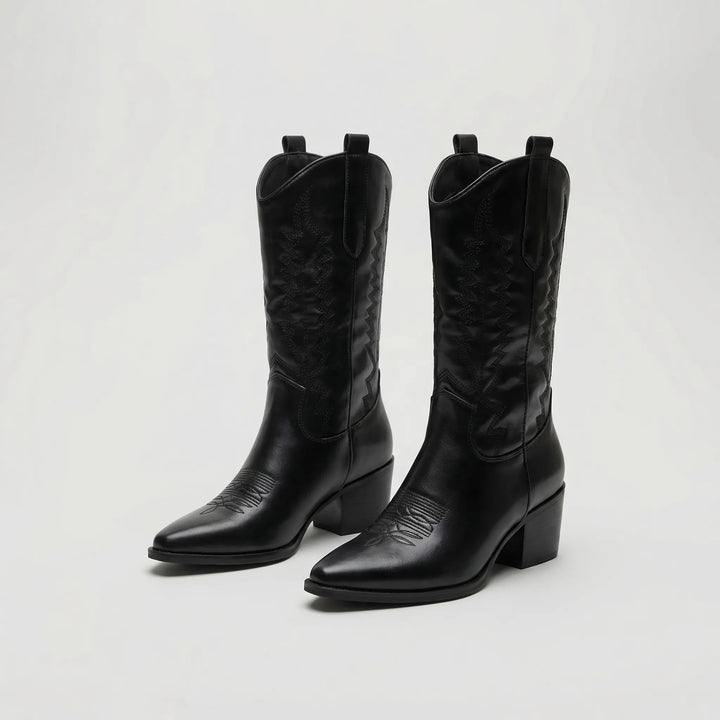Westernlaars met blokhak - Danielle