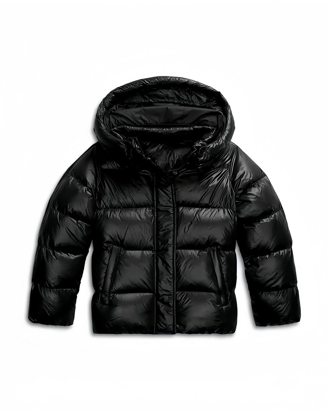 Dames winterjas met vaste capuchon