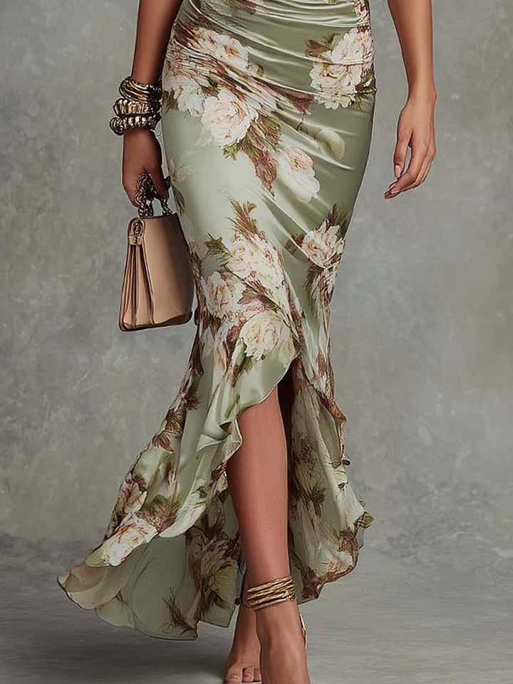 Elisea™ | Elegante Bloemen Maxi Jurk