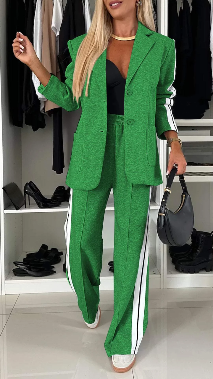 EliteEase VivaSet 2-Delige Set | Blazer en Broek met Relaxed Fit voor een Chique Look