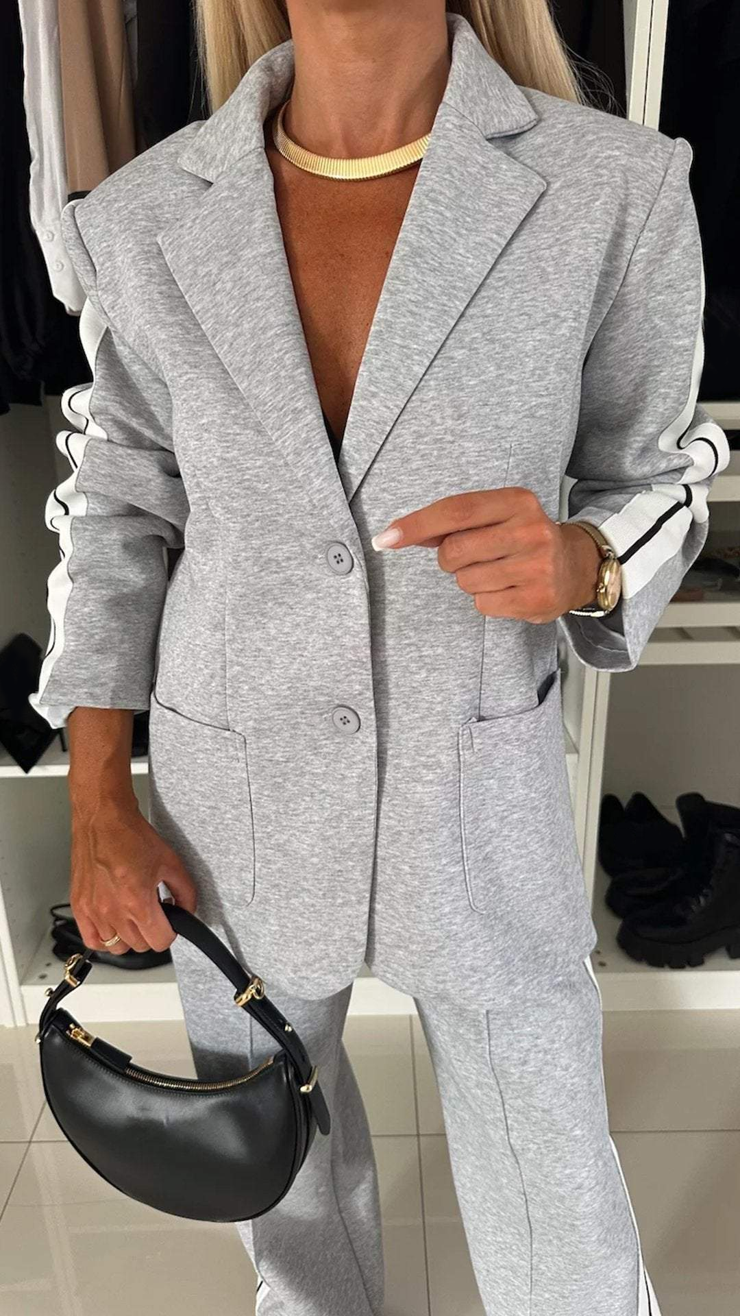 EliteEase VivaSet 2-Delige Set | Blazer en Broek met Relaxed Fit voor een Chique Look