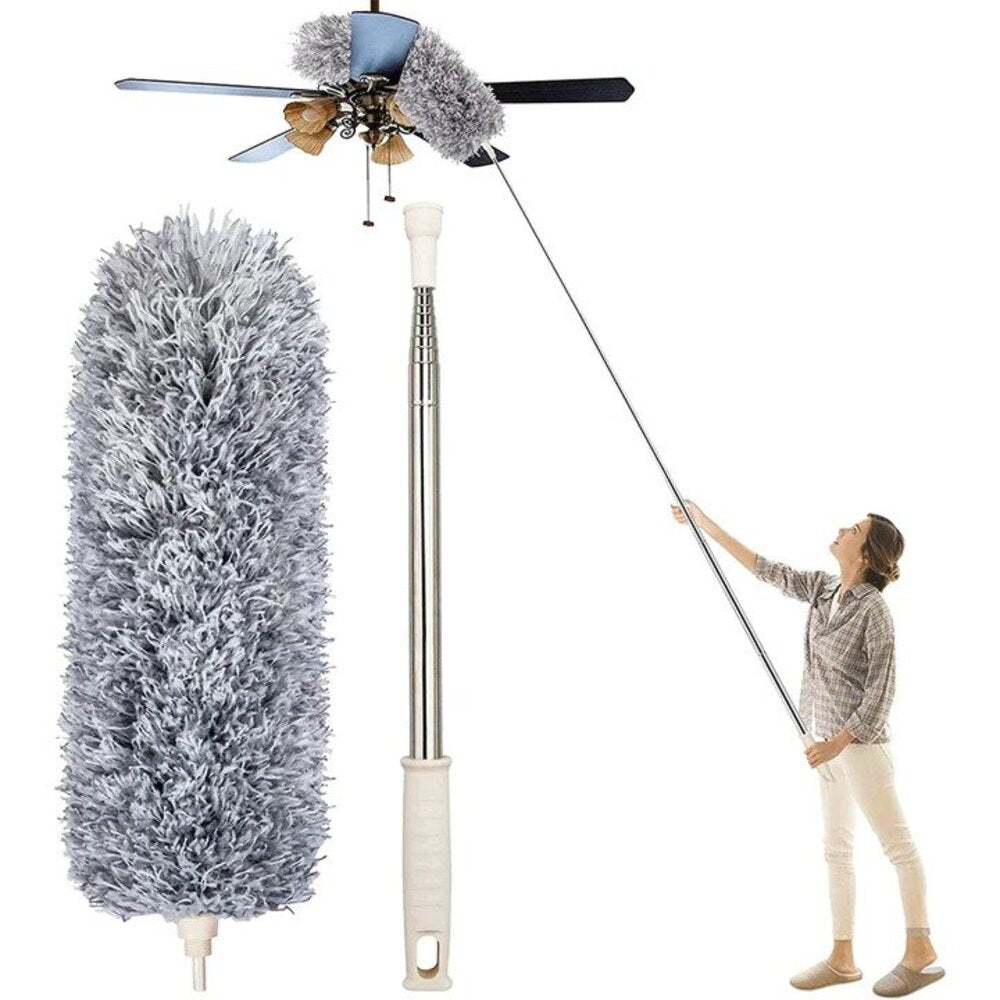 Telescopische Plumeau - 5 meter bereik en goed wasbaar