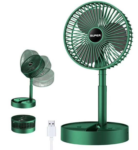 Oplaadbare ventilator - kantelbaar en krachtig