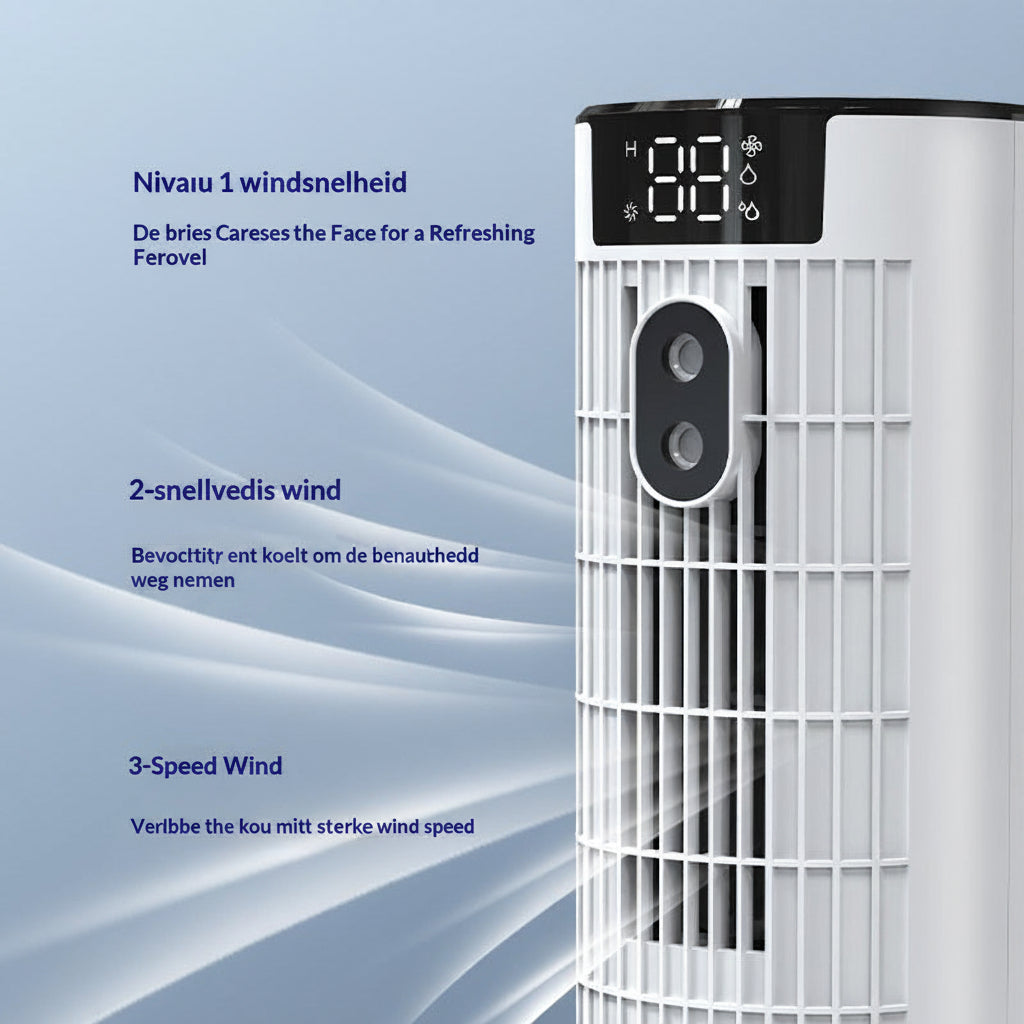 Head-shaking Large-spray Air-conditioning Fan Water-cooled Type