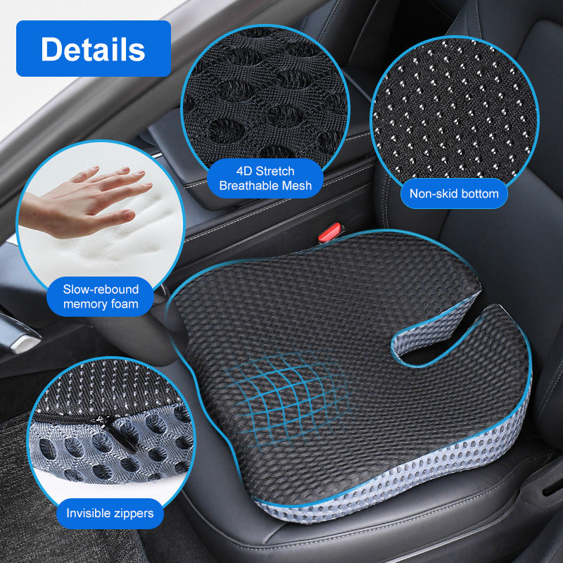 Ergonomisch Driehoekig Autokussen – Ondersteuning van Memory Foam