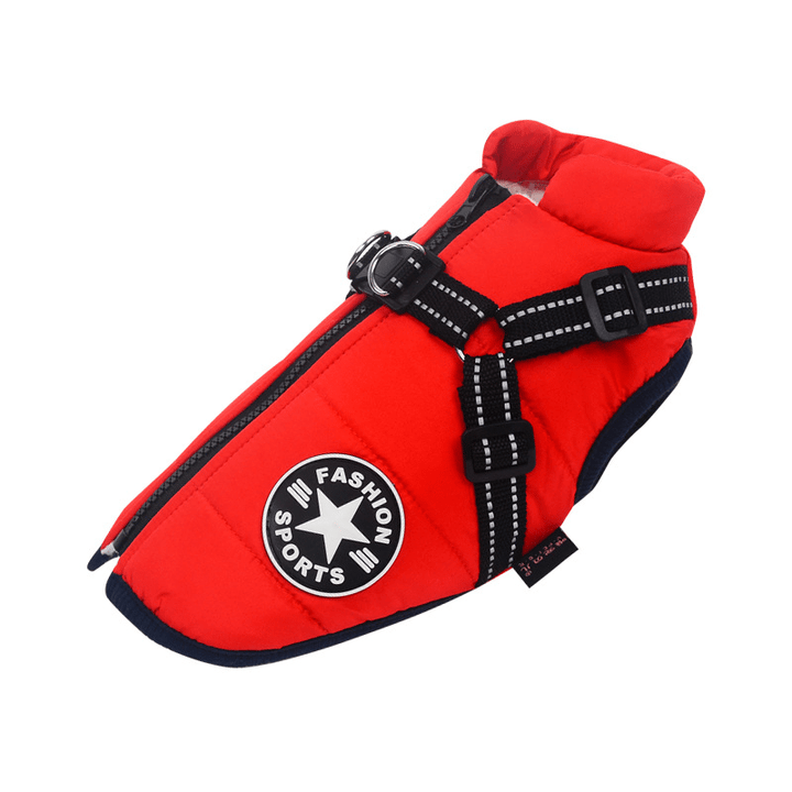 PupGuard - Winterjas voor honden met tuigje