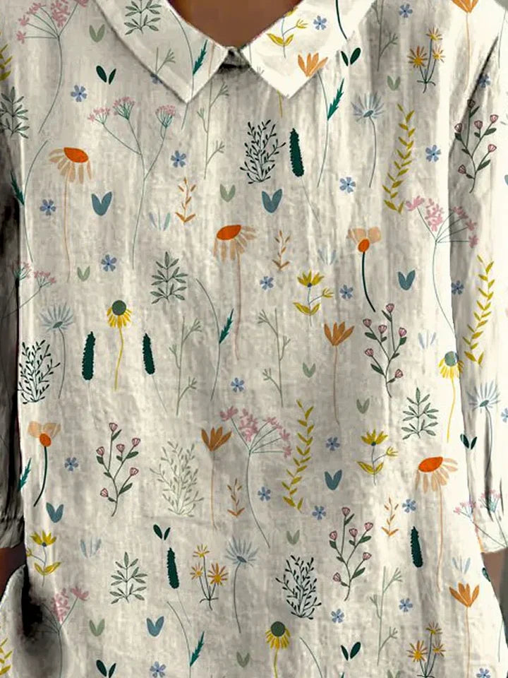 Antonella – Romantische Wildflower dames Blouse