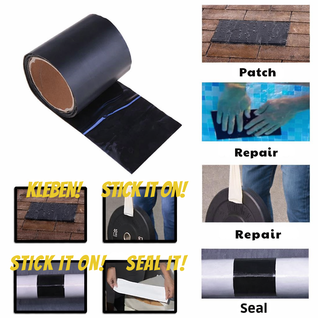 Zelfklevende waterdichte tape, extra sterk, reparatierollen voor lekkages, slangen en afdichting