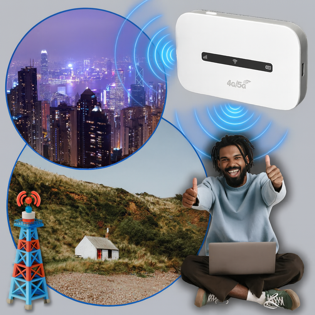 Draagbare wifi-router – internettoegang onderweg