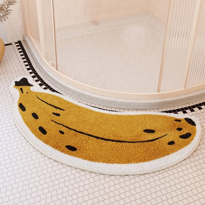 Antislip Badmat met Banaan- of Aubergine-Design - ZestPad