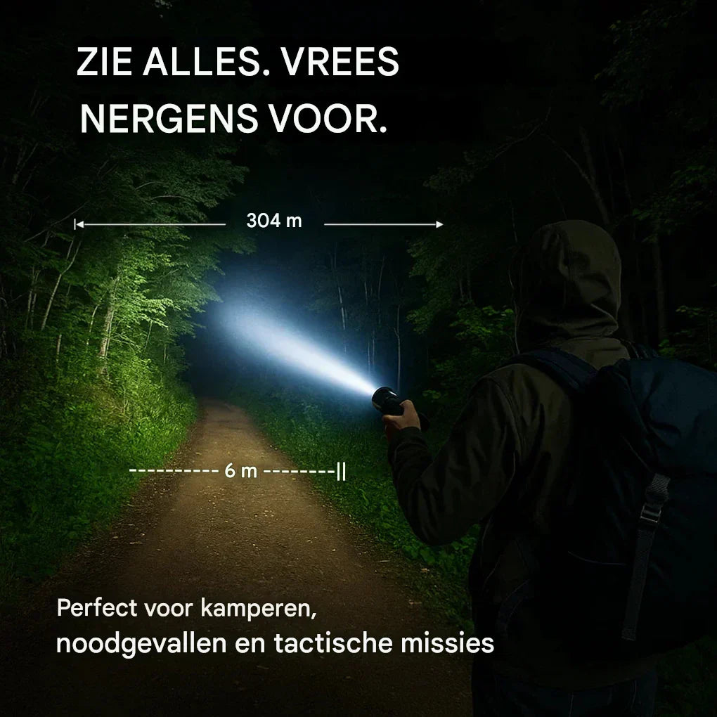 100000 lumen zaklamp