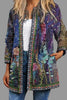 Dames vest met bloemenprint - casual gelaagde print