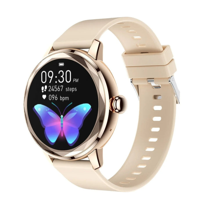 Smartwatch Dames Smart Gold – Luxe Sporthorloge in Roestvrij Staal