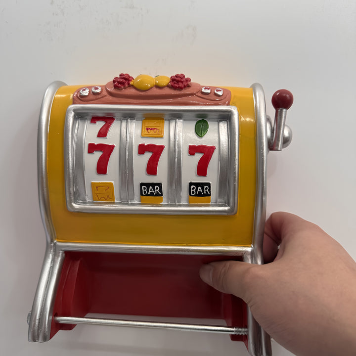 Jackpot Toiletpapierhouder – Gokautomaat Design & Wandmontage