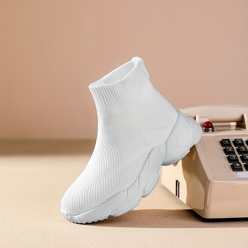 Jongens meisjes sok schoenen geweven ademend schoenen