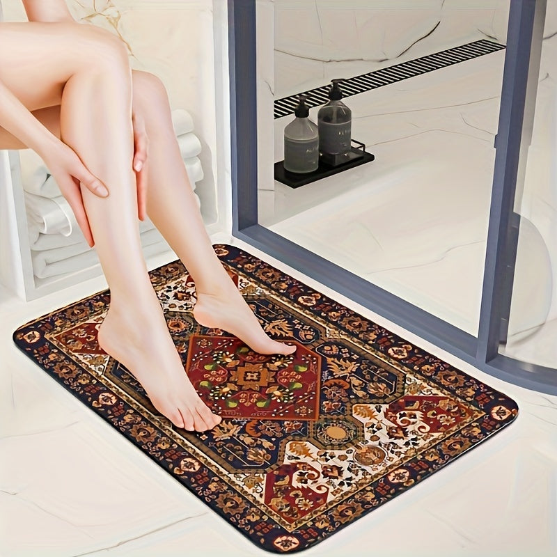 Op Perzië Geïnspireerde Badmattenset – Absorberend en Antislip