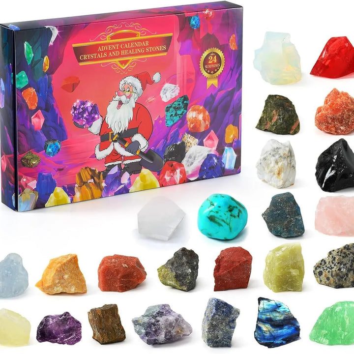 Adventskalender met 24 Echte Edelstenen