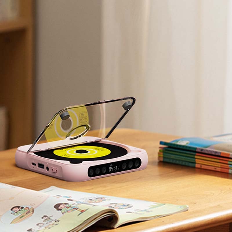 Draagbare bluetooth-cd-speler met hifi-geluid – 4 kleuren