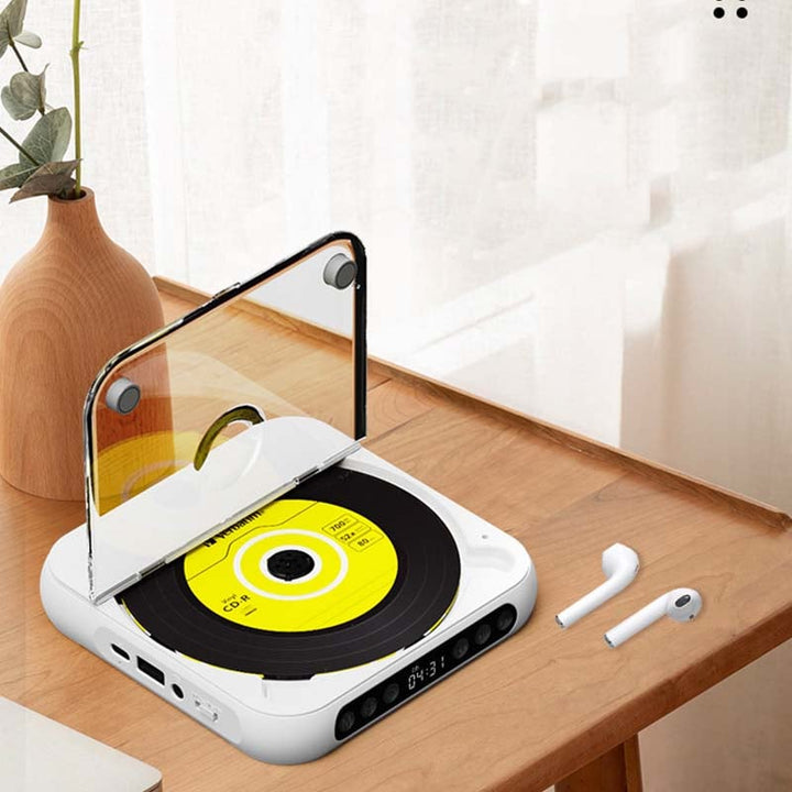 Draagbare bluetooth-cd-speler met hifi-geluid – 4 kleuren