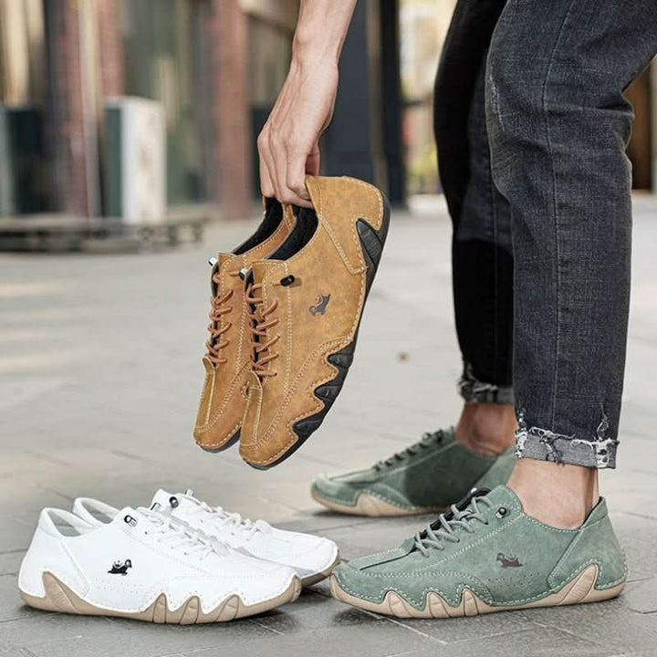 Barefootschoenen heren minimalistisch waterdicht veters flexibele rubberen zool casual natuurlijke beweging