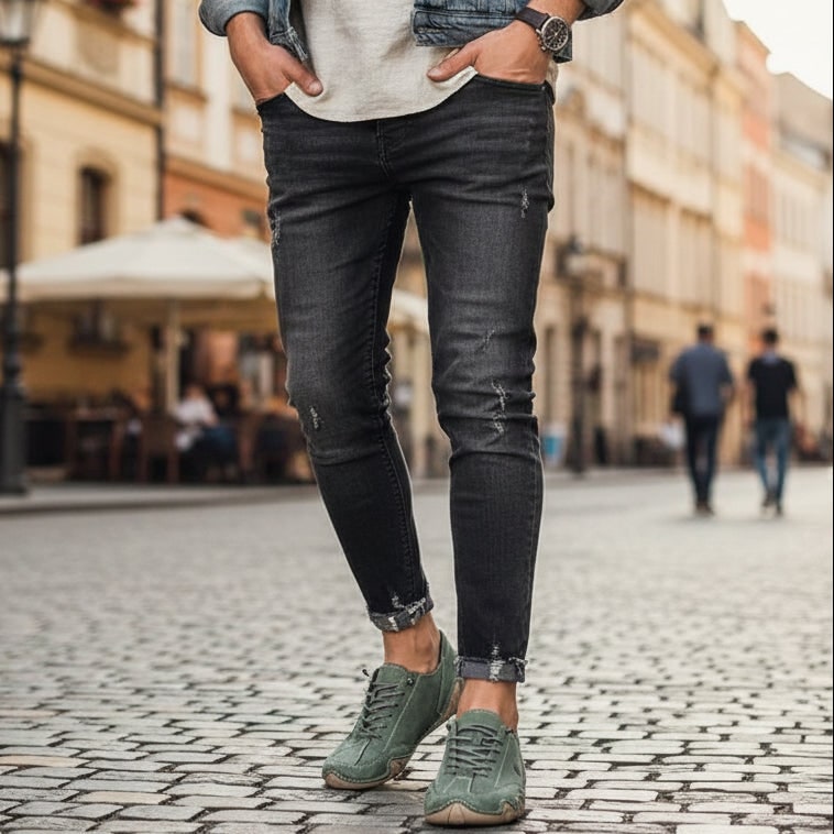 Barefootschoenen heren minimalistisch waterdicht veters flexibele rubberen zool casual natuurlijke beweging