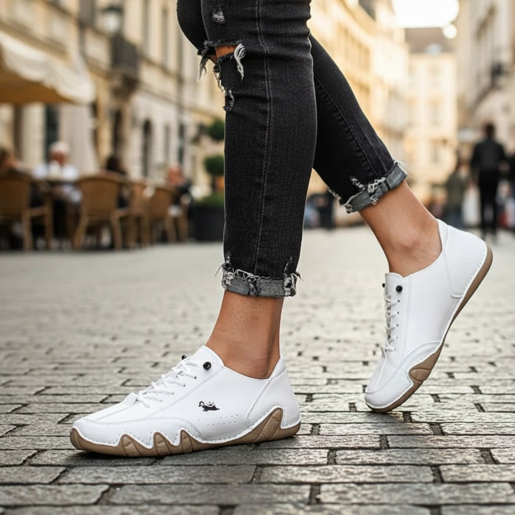 Barefootschoenen heren minimalistisch waterdicht veters flexibele rubberen zool casual natuurlijke beweging