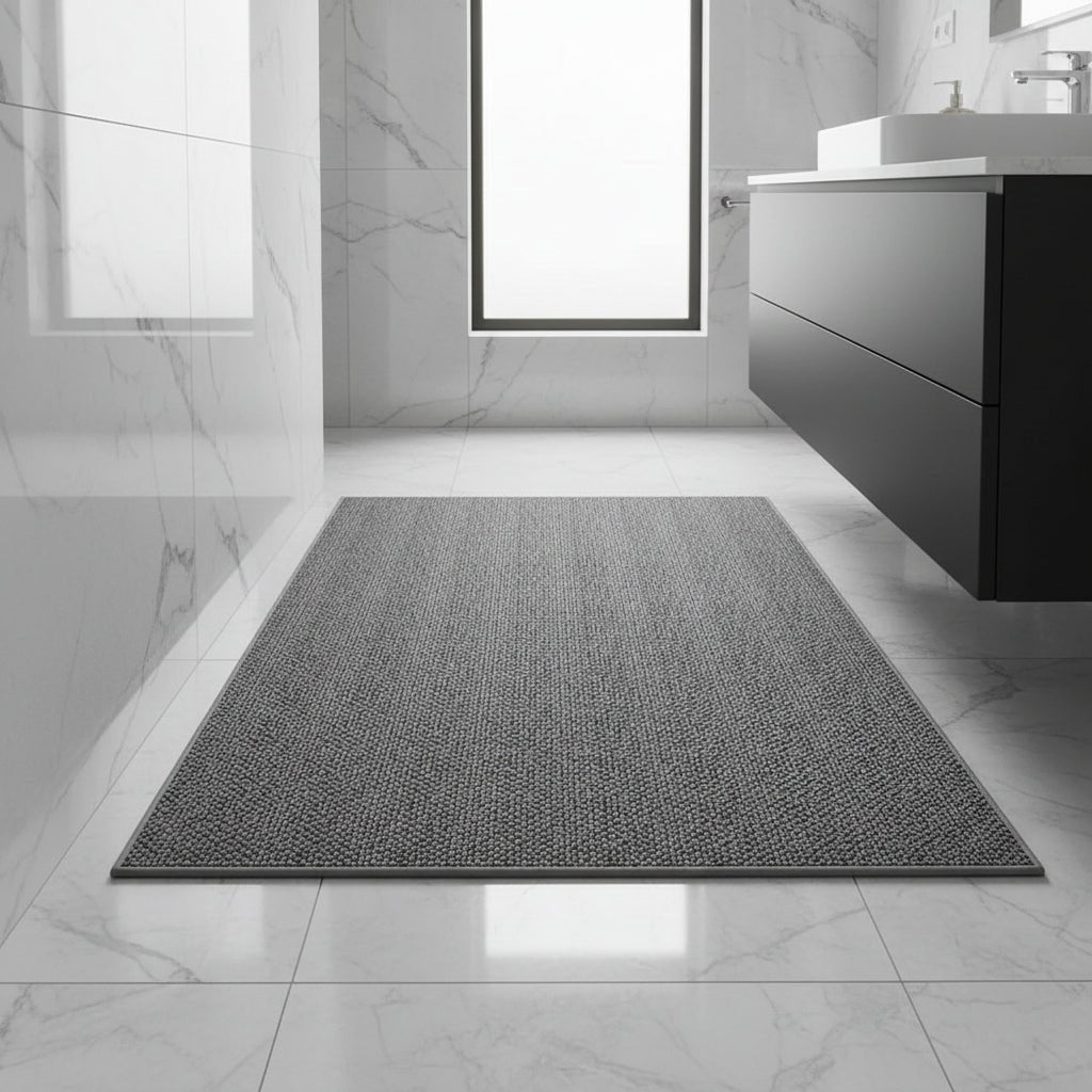Badmat vloer binnen deur absorberend gestructureerde lusvezel sneldrogend badkamer
