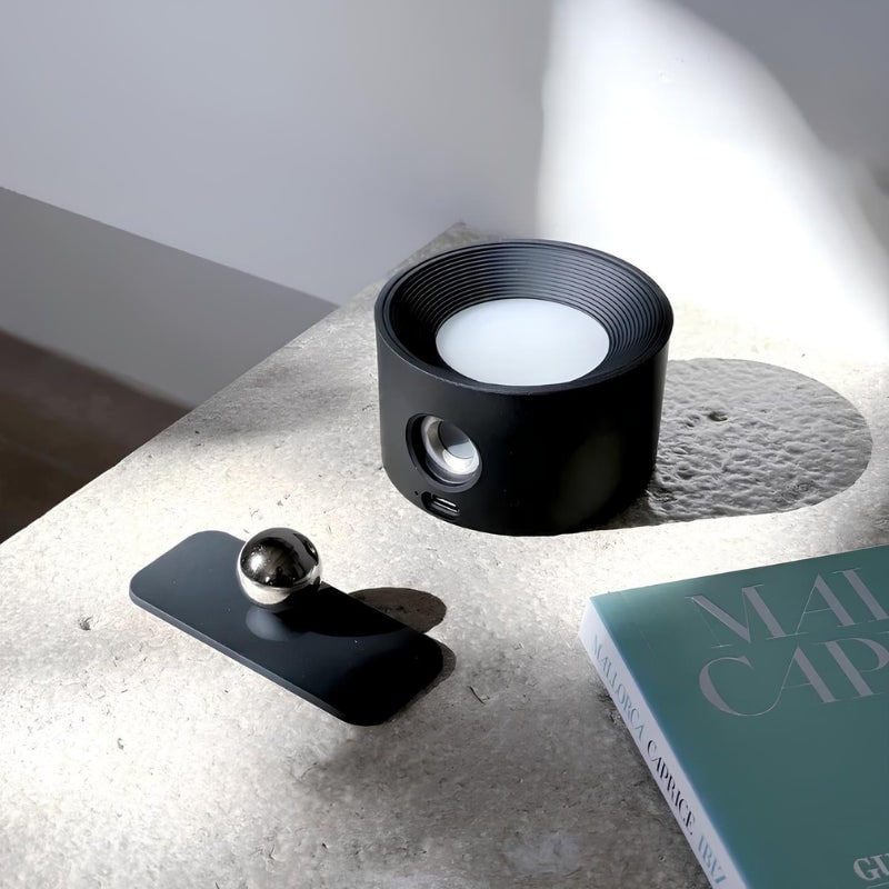 Draadloze wandlamp op batterijen, oplaadbaar, LED, magnetisch, verstelbaar
