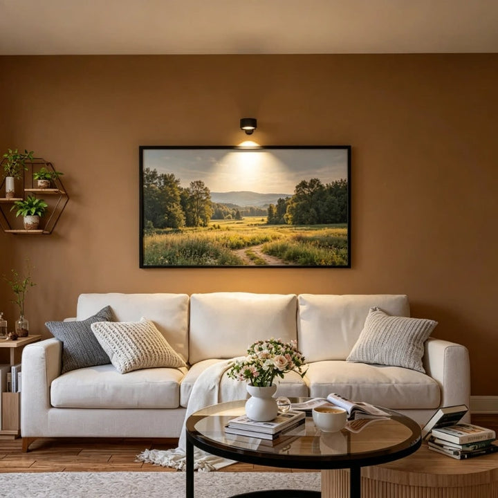Draadloze wandlamp op batterijen, oplaadbaar, LED, magnetisch, verstelbaar