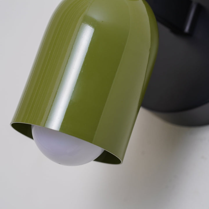 Wandlamp met verstelbare dubbele koppen en vintage design