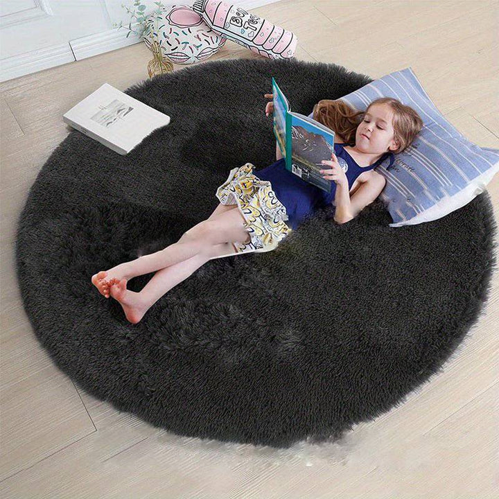 Rond Fluffy Vloerkleed - Clouda